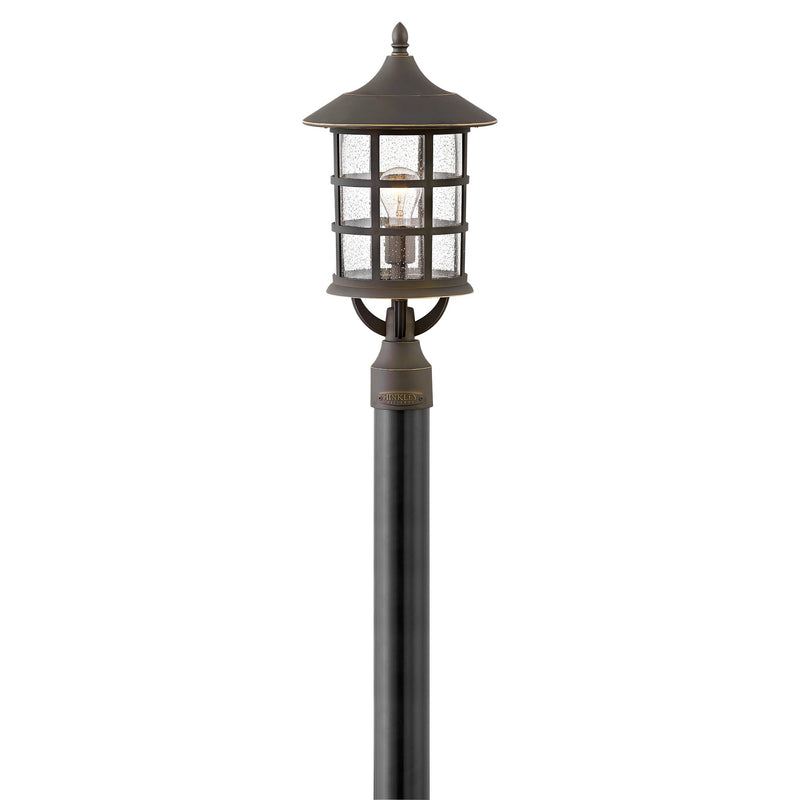Freeport Coastal Elements Medium Post Mount Lantern - Oil Rubbed Bronze - by Hinkley