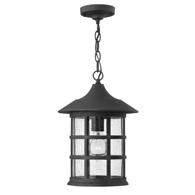 Freeport Medium Hanging Lantern - Black - by Hinkley