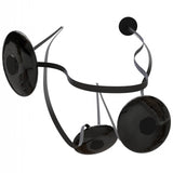 Fremont Disc Suspension 3 Lights Black Smoked Black By Avenue Lighting Detailed View 2