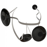 Fremont Disc Suspension 3 Lights Ivory Smoked Ivory By Avenue Lighting Detailed View 2