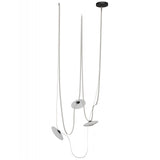 Fremont Disc Suspension 3 Lights Ivory White Ivory By Avenue Lighting Main View