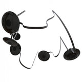 Fremont Disc Suspension 5 Lights Black Smoked Black By Avenue Lighting Detailed View 2