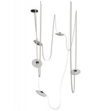 Fremont Disc Suspension 5 Lights Ivory White Ivory By Avenue Lighting Main View