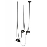 Fremont Dome Multi-Light Suspension 3 Lights Black By Avenue Lighting Main View