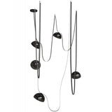 Fremont Dome Multi-Light Suspension 5 Lights Black By Avenue Lighting Main View