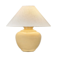 French Ridge Table Lamp - Aged Brass with Ceramic Dijon Wash by Hudson Valley
