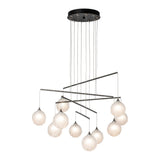 Fritz Globe 10-Light Mobile Chandelier, shown in Oil Rubbed Bronze, Standard, by Hubbardton Forge