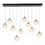 Fritz Globe Round Multilight Pendant 10 Lights Black Standard By Hubbardton Forge
