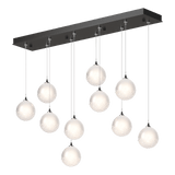 Fritz Globe Round Multilight Pendant 10 Lights Oil Rubbed Bronze Long By Hubbardton Forge
