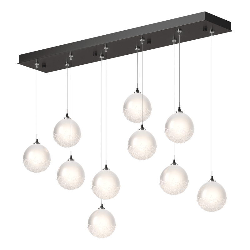 Fritz Globe Round Multilight Pendant 10 Lights Oil Rubbed Bronze Long By Hubbardton Forge
