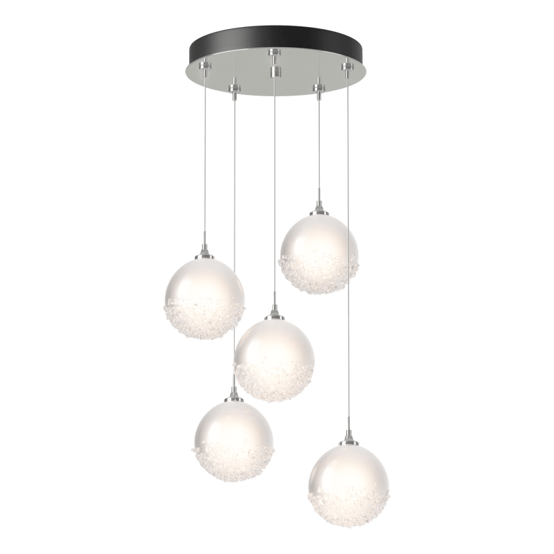 Fritz Globe Round Multilight Pendant 5 Lights Sterling Long By Hubbardton Forge