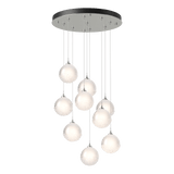 Fritz Globe Round Multilight Pendant 9 Lights Sterling Long By Hubbardton Forge