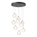 Fritz Globe Round Multilight Pendant - Dark Smoke
