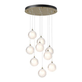 Fritz Globe Round Multilight Pendant - Modern Brass