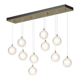 Fritz Globe Round Multilight Pendant - Modern Brass