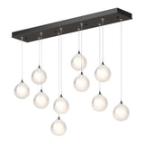 Fritz Globe Round Multilight Pendant - Natural Iron