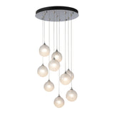 Fritz Globe Round Multilight Pendant - Sterling