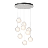Fritz Globe Round Multilight Pendant - White
