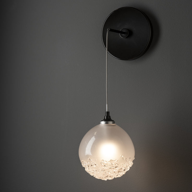 Fritz Globe Wall Sconce Modern Brass By Hubbardton Forge-Lifestyle View