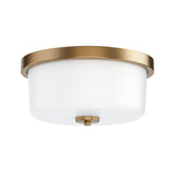 Fuller Flush Mount Natural Aged Brass by Maxim Lighting