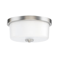 Fuller Flush Mount Satin Nickel by Maxim Lighting