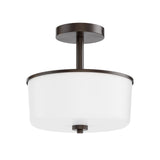 Fuller Semi Flush Pendant Oil Rubbed Bronze by Maxim Lighting