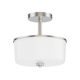 Fuller Semi Flush Pendant Satin Nickel by Maxim Lighting