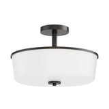 Fuller Semi Flush Pendant Black by Maxim Lighting