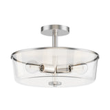Fuller Semi Flush Pendant Satin Nickel by Maxim Lighting