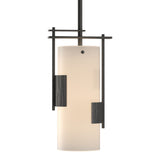 Fullered Impressions Mini Pendant in Natural Iron by Hubbardton Forge