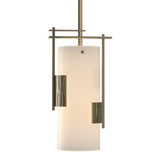 Fullered Impressions Mini Pendant in Soft Gold by Hubbardton Forge