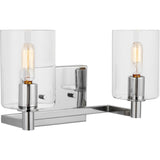 Fullton Vanity Light — 14 1/4", Chrome