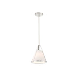 Fulton Cone Pendant 9.25'' Polished Nickel
