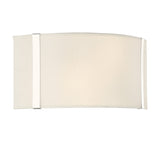 Fulton Curved Shade Wall Sconce 13'' Polished Nickel