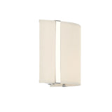 Fulton Curved Shade Wall Sconce 13'' Polished Nickel