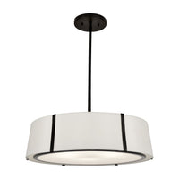 Fulton Drum Pendant 24'' Black