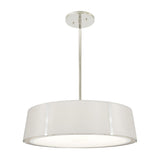 Fulton Drum Pendant 24'' Polished Nickel