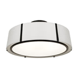 Fulton Drum Semi-Flush Mount 24'' Black