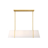 Fulton Linear Oval Chandelier 41.75'' Antique Gold