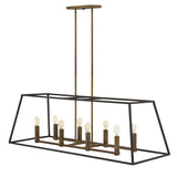 Fulton Medium Eight Light Open Frame Linear