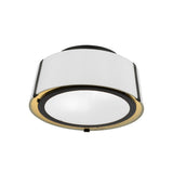 Fulton Semi Flush Mount 12'' Black