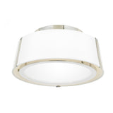 Fulton Semi Flush Mount 12'' Polished Nickel