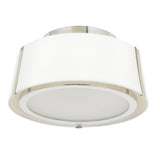 Fulton Semi Flush Mount 12'' Polished Nickel