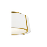 Fulton Semi Flush Mount 18'' Antique Gold