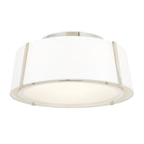 Fulton Semi Flush Mount 18'' Polished Nickel