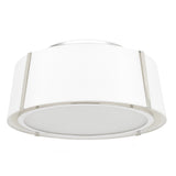 Fulton Semi Flush Mount 18'' Polished Nickel