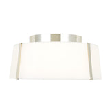 Fulton Semi Flush Mount 18'' Polished Nickel