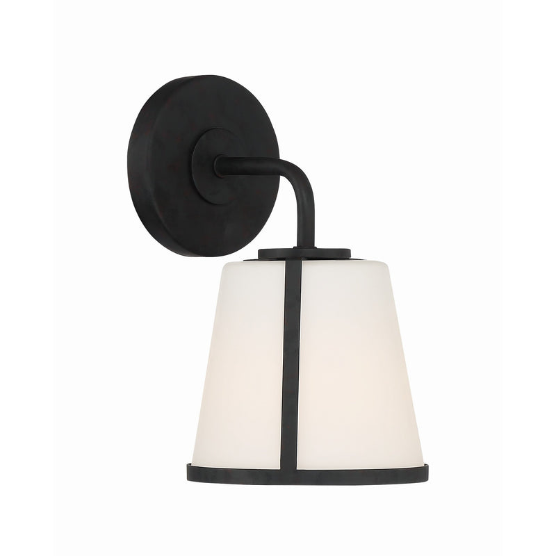 Fulton Tapered Shade Wall Sconce 6.25'' Black