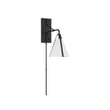 Fulton Task Sconce 8'' Black