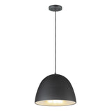 Fungo LED Pendant by ET2 - 16 Inch, Black / Satin Brass